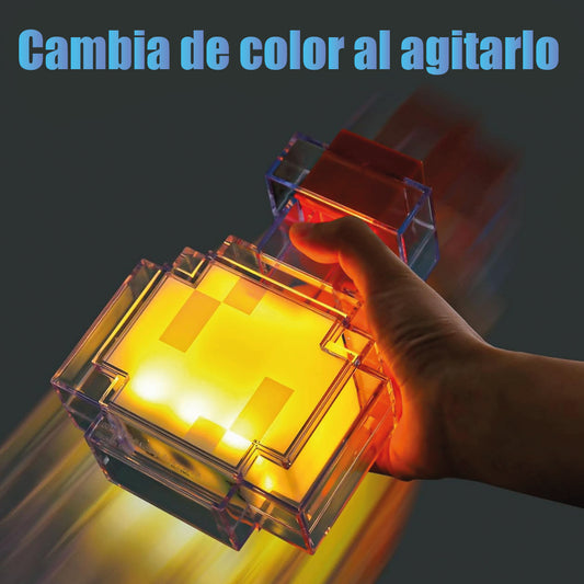 Dale personalidad a tu espacio con esta Lámpara Minecraft
